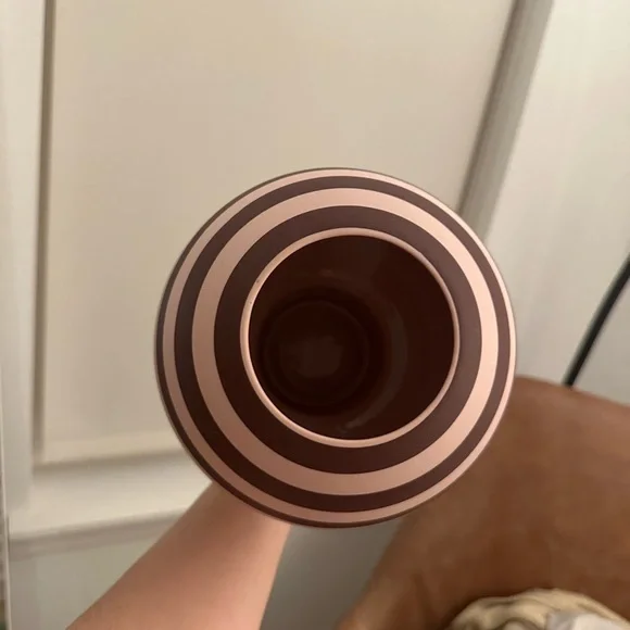 AYTM Striped Brown and pink vase - Picture 2 of 7